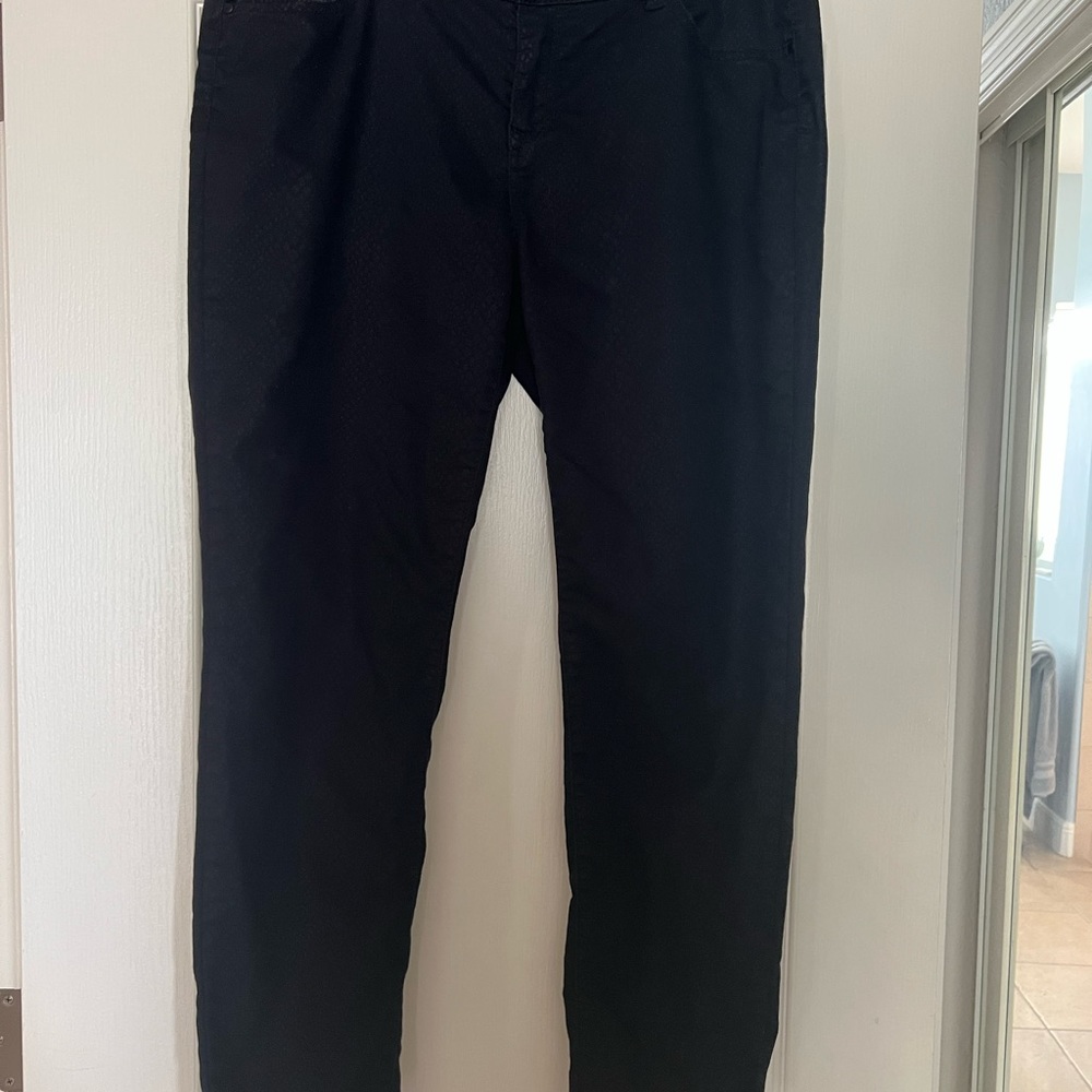 Apt 9 pants with subtle snakeskin print 12R